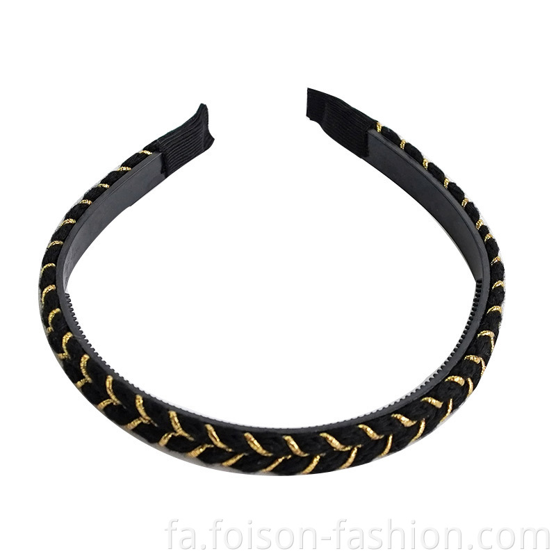 بند موی تزئینی کلاسیک قومی کلاسیک با فروش داغ 2 Hot Selling Classic Ethnic Gold Decoration Hair Band2
